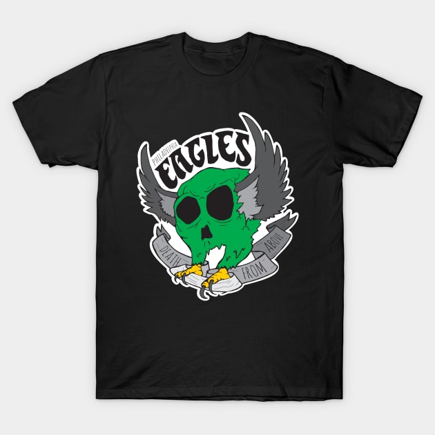 Philadelphia Eagles Death From Above T-Shirt by jayfridesigns